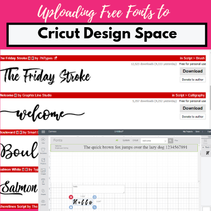 install free fonts for cricut on mac